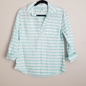 Beachy Half-Button Collar Shirt